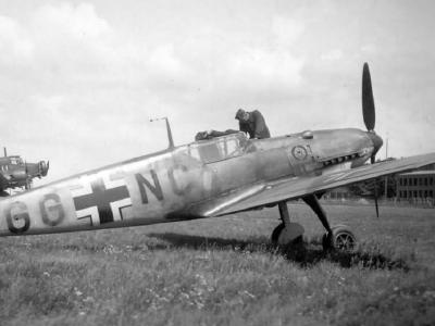 Early Messerschmitt Bf109 coded GG+NC