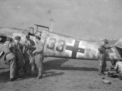 Messerschmitt Bf 109G of Luftwaffe training unit