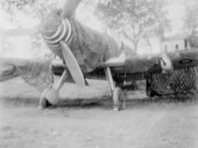camouflaged Messerschmitt Bf 109