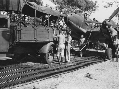 Bf110 refueling France