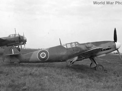 Captured Bf 109G-6 serial VX101, 1944