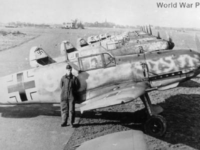 Bf 109E-4 fighters