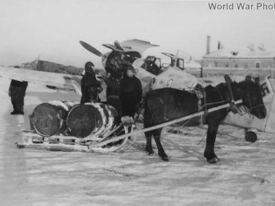 Bf 109F „White 1” of the I/JG 51