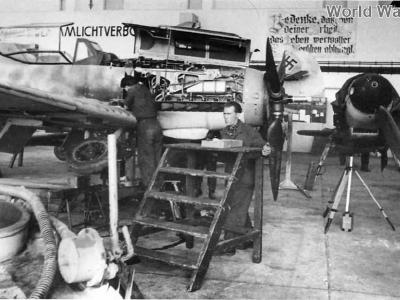 Bf 109G assembly line 2