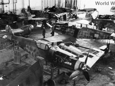 Bf 109G assembly line 3