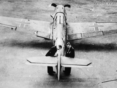 Captured Me109F-2 W.Nr. 12764 ex I/JG 26, 1941