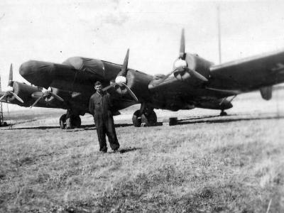BV 142 on the ground