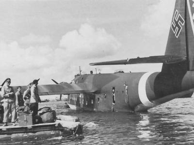 German flying boat Blohm & Voss BV222 tail