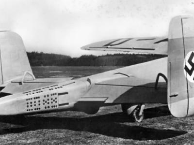 Do 217V-1 with aerodynamic brake in closed position