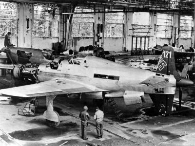 Captured Do335 A-12 at Oberpfaffenhofen