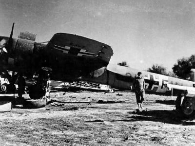 Do17 Z 3U+FU of ZG26 at Castel Benito Tripolitania Libya 1943
