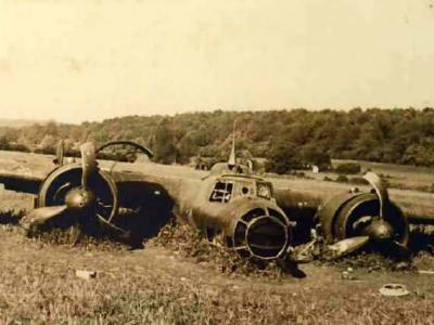 Crashed Dornier Do17 P