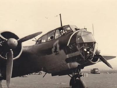 Dornier Do17 Z-2 of 1/KG 2 with unit marking Athen Tatoi 1941 2