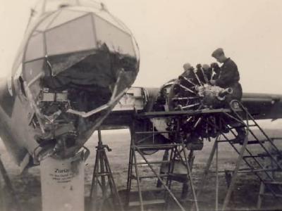 Dornier Do17 damaged