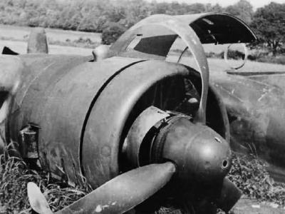 Crashed Dornier Do17 engine