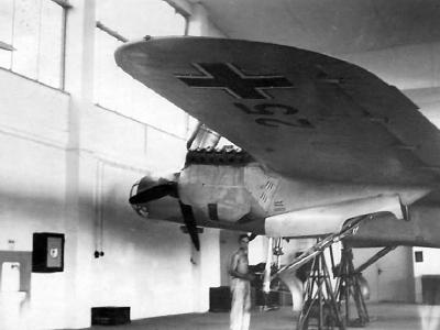 Dornier Do 17 E in hangar