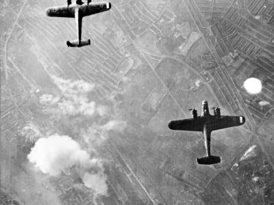 German Dornier Do 17 bombers over West Ham London
