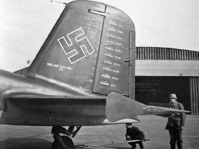 Fw200 C code F8+BW, pilot Hauptmann Daser