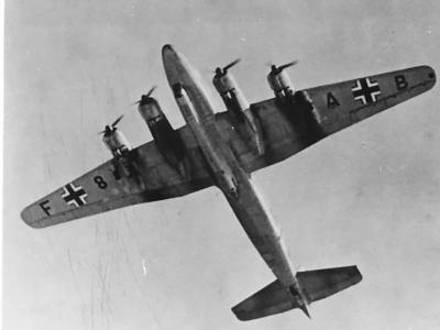 Fw 200 C Condor of KG 40 in flight