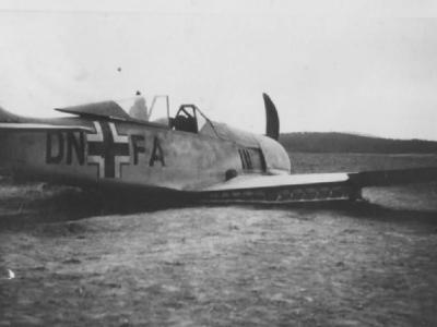 Focke Wulf Fw 190 DN+FA crash landing