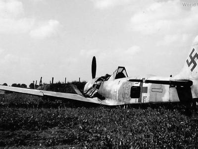 Crashed Fw190 yellow 13