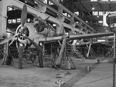 Fw 190A final assembly work