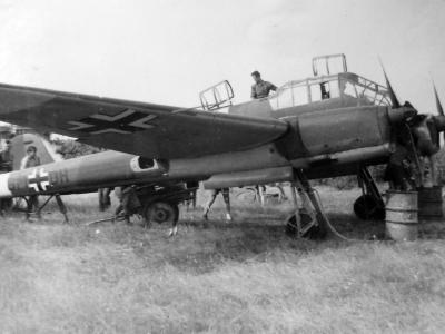 Focke-Wulf Fw 189 code 6M+DH of the Aufklarungsgruppe 11