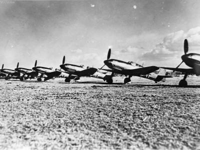 He 100 on the ground 1940