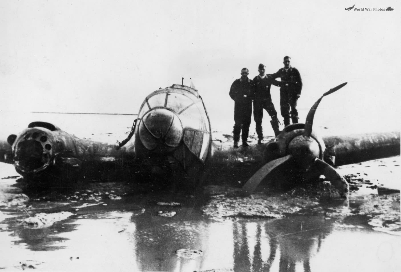 Crashed He111