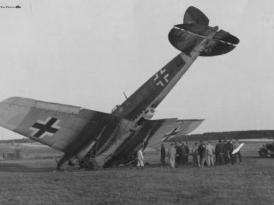 Crashed He 111