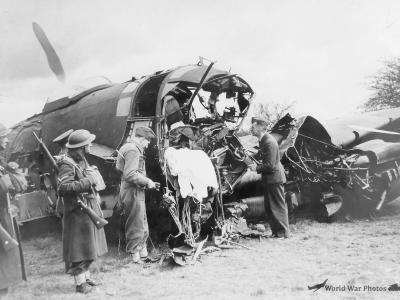 He111 shot down over Britain