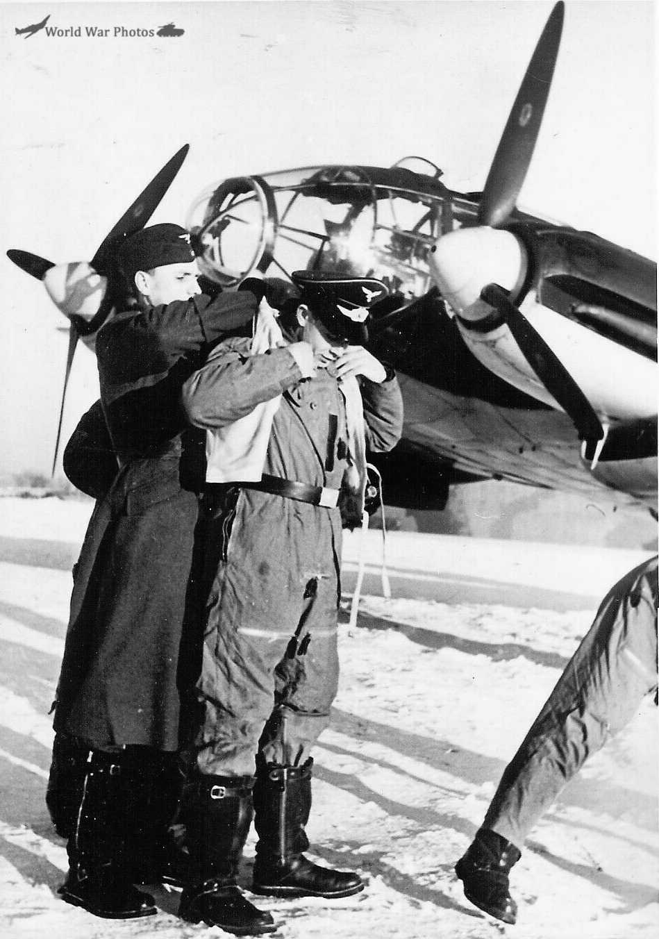 Luftwaffe Airman with Life Vest by He111