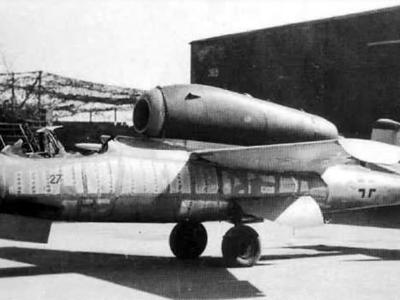 Heinkel He 162 A-1 Werknummer 300027 at Junkers-Jager Bernburg