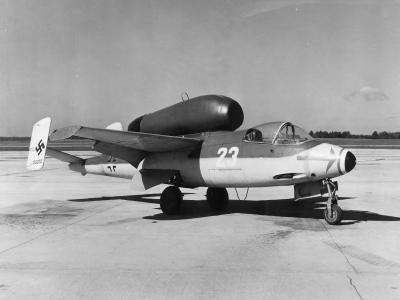 He 162 Volksjäger white 23 120222, USA 1945