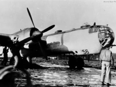 Captured He 177A-5 550256 GP-RY France 1944