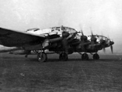 He 111Z in winter camouflage