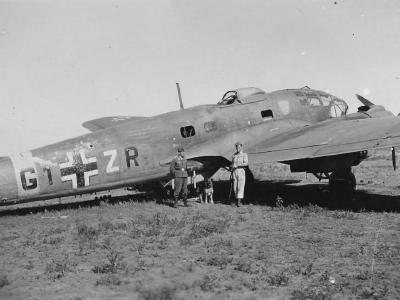 He 111 coded G1+ZR of the KG 55