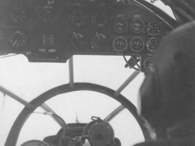 He111 H bomber cockpit