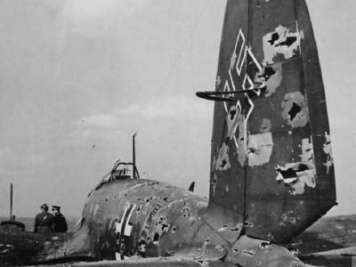 Heinkel He111 shot down in France 1940