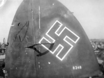 Heinkel He111 tail 1945