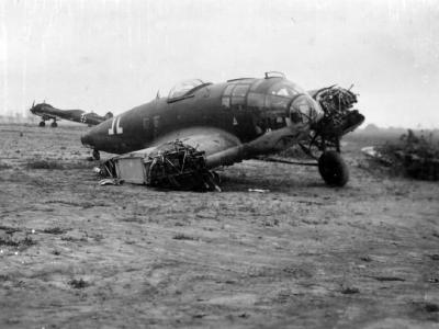 Heinkel He 111 Luftwaffe bomber wreckage