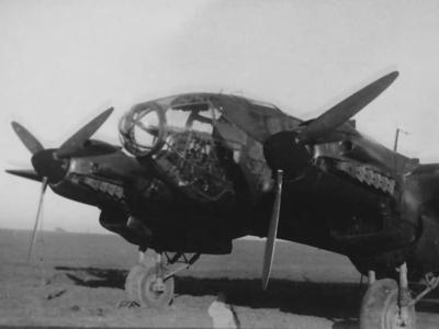 Heinkel He 111P bomber night camo