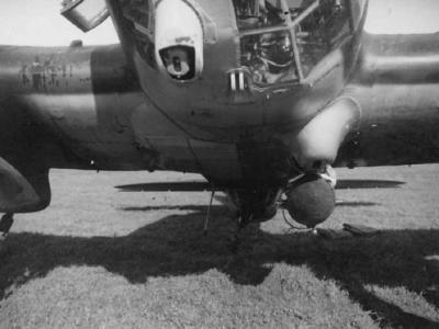 Heinkel He 111 front view bomber