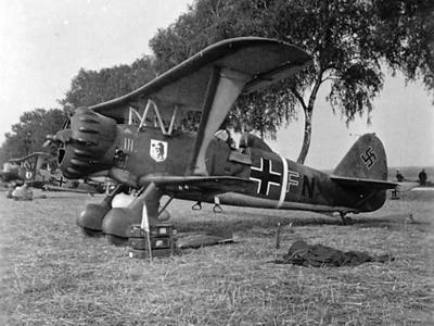 Henschel Hs 123 code L2+FN of LG2 1939 Poland