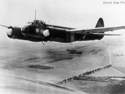 Ju 88A-4 of the KG51 in flight