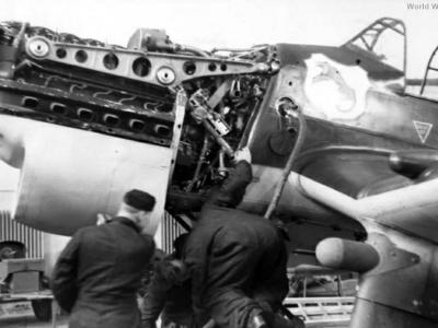 Ju 87B-1 engine