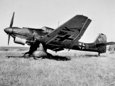 Ju 87B-2 of the Trägergruppe 186 Cherbourg 1940