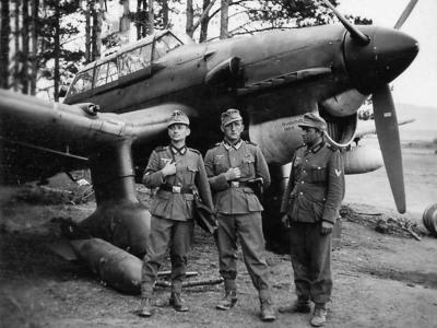 Dive bomber Junkers Ju87 Stuka