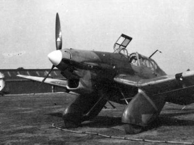 Early dive bomber Ju87 A-1 Stuka