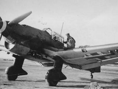 JU87 B Stuka on the ground 1940